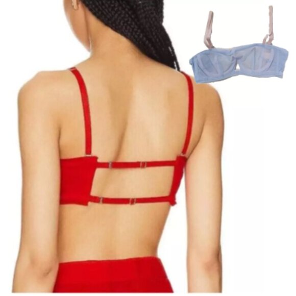 Free People/Revolve We Are HAH-Wired Bra in Periwinkle Blue Sz 30-38A NWT - Picture 2 of 4